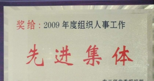 2009年度组织人事工作先进集体